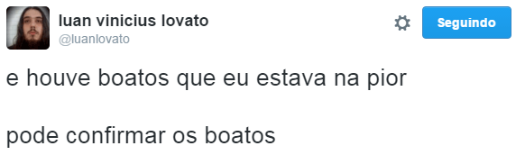 Houve boatos de que eu estava na pior.  Podem confirmar os boatos.