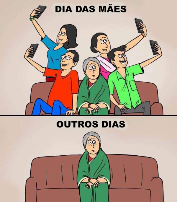 Valorize sua mãe todos os dias, e não somente no Dia das Mães.