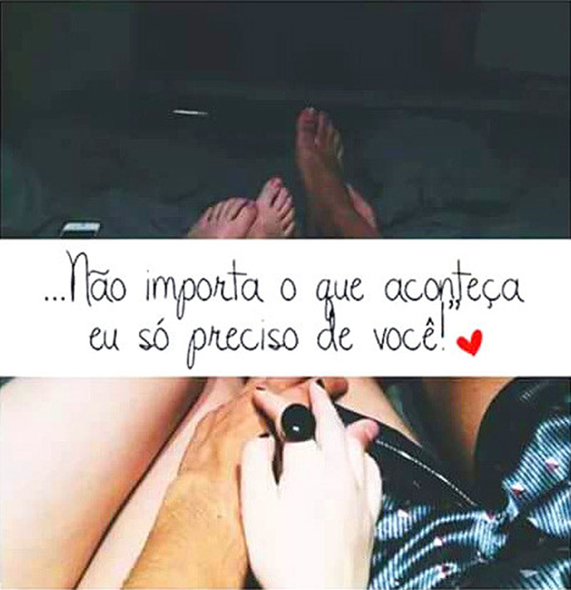 Não importa o que aconteça, eu só preciso de você.